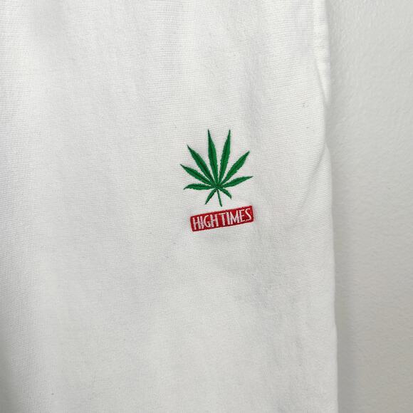 Wacko Maria Guilty Parties High Times Sweatpants Mens XXL (Fits Medium) White - Picture 2 of 12
